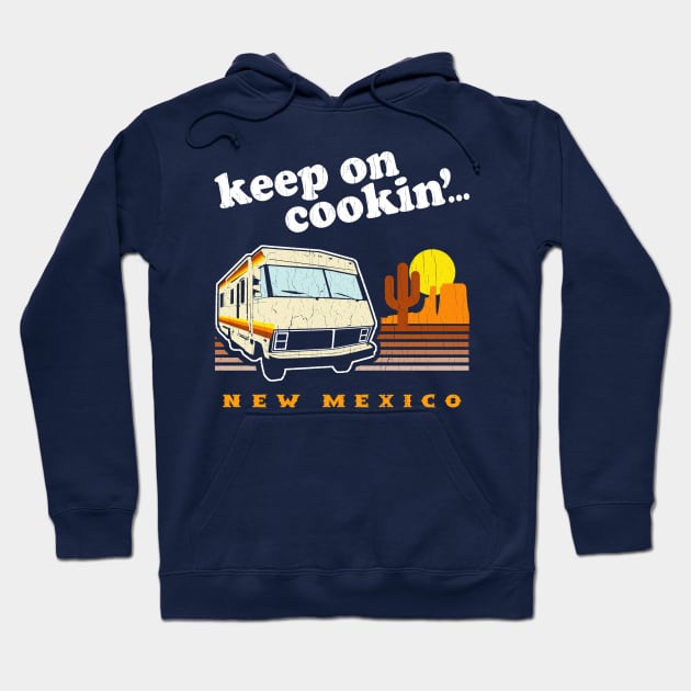 Funny - Keep On Cookin' (vintage distressed look) Hoodie by robotface